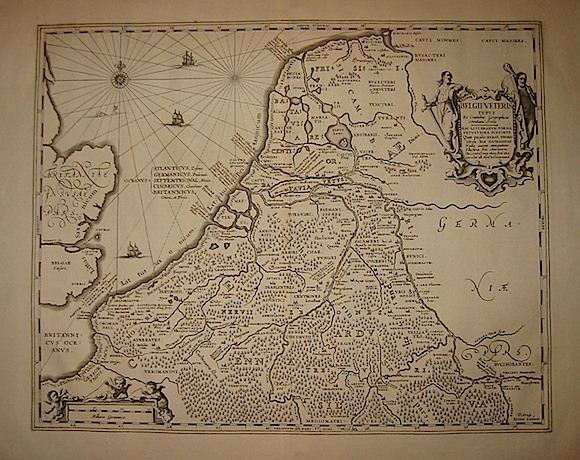 Ortelius Abraham (1528-1598) Belgii veteris typus... 1700 Amsterdam 